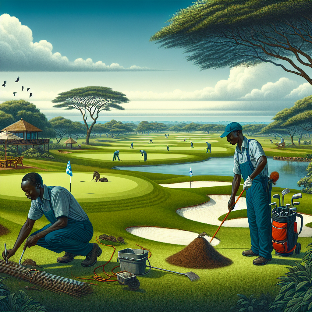 Golf course maintenance service Zimbabwe