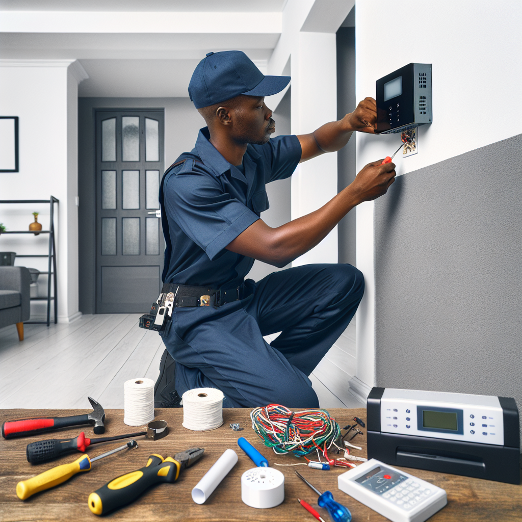 Alarm system installation service Zimbabwe - Maricho - Luxury Penthouse Apartment Security System Installation Maintenance